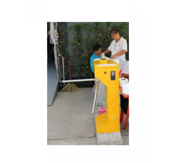 Door to the bathroom