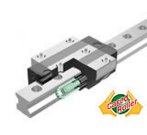 ตลับลูกปืน LM Guide แบบใช้รังบังคับลูกปืนเม็ดยาว