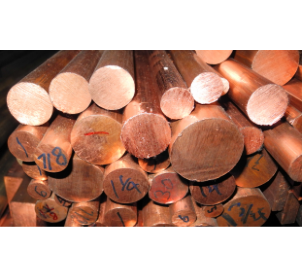 ทองแดงเพลากลม Copper Solid Round Bar