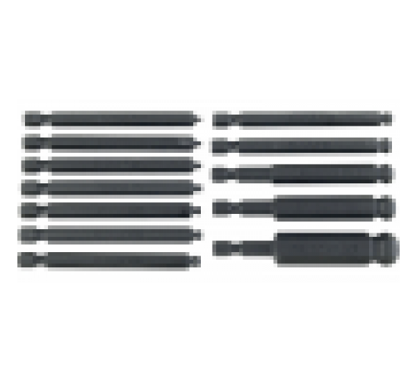 ชุดหัวไขควงหกเหลี่ยม หัวบอล แบบยาว 12 ชิ้น (นิ้ว)