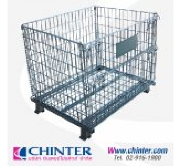 ลังตะแกรงเหล็กพับได้ขนาดเล็ก chinter