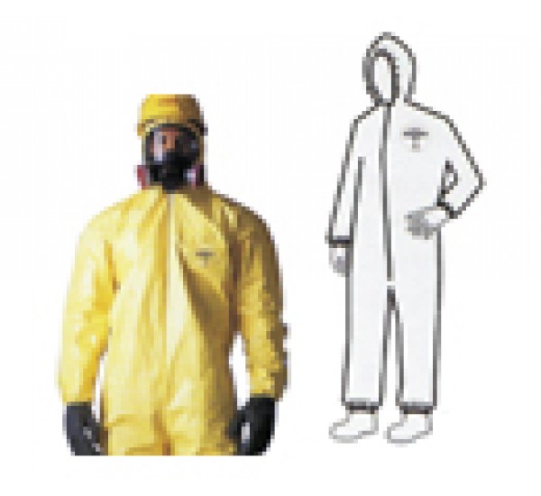 ชุดป้องกันอนุภาคและทนทานต่อการกระเซ็นของสารเคมี