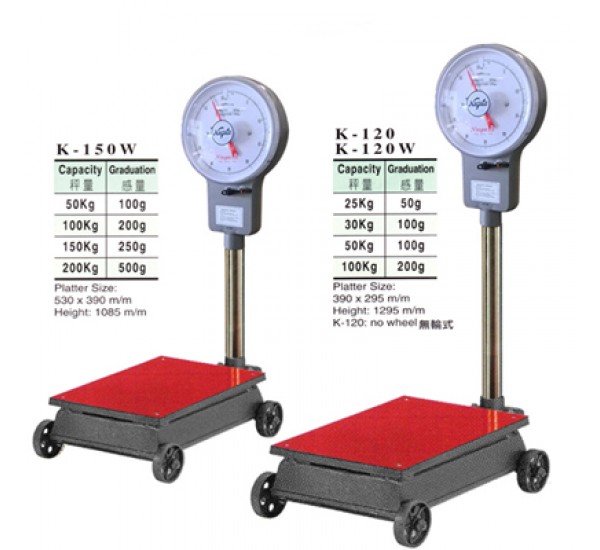 เครื่องชั่งแบบเข็ม 50kg ~ 300kg ยี่ห้อ NAGATA
