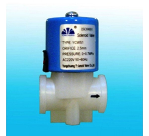 Plastic Solenoid Valve 1/4' YONGCHUANG