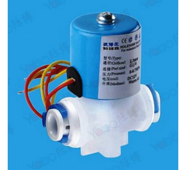 Solenoid Valve Plastic 1/4' Quick Connect