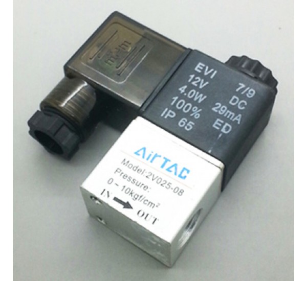 AirTAC Solenoid Valve F DC 12V 2.5W