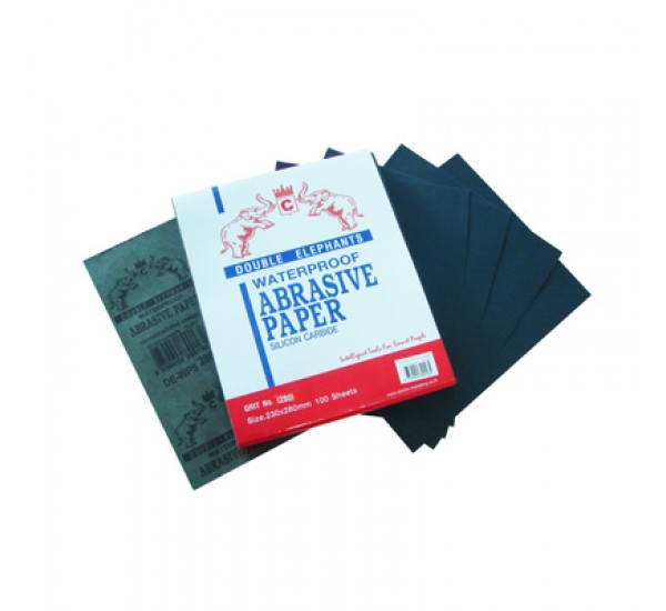 กระดาษทรายน้ำ ช้างคู่