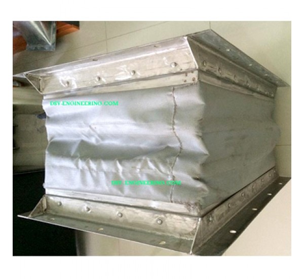 FLP-H ผ้าใบกันสะเทือนทนความร้อนสูง สีเทา