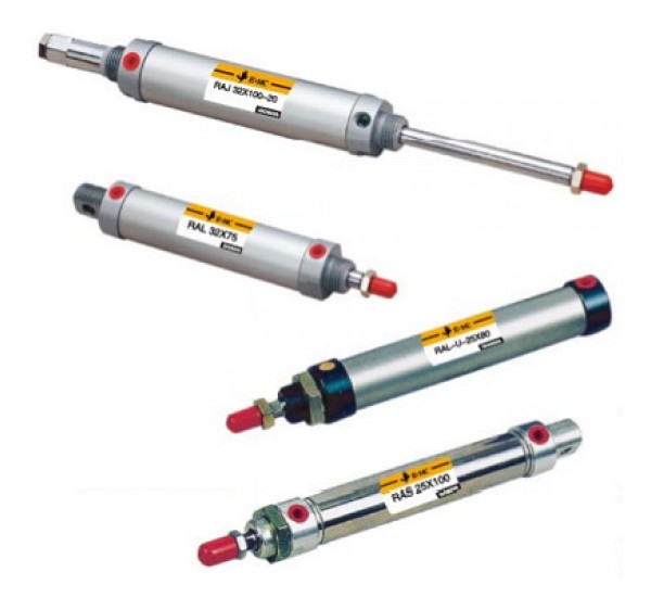 R series Al and SS mini round cylinder