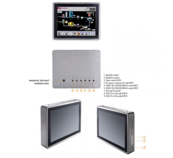Fanless Touch Panel Computer