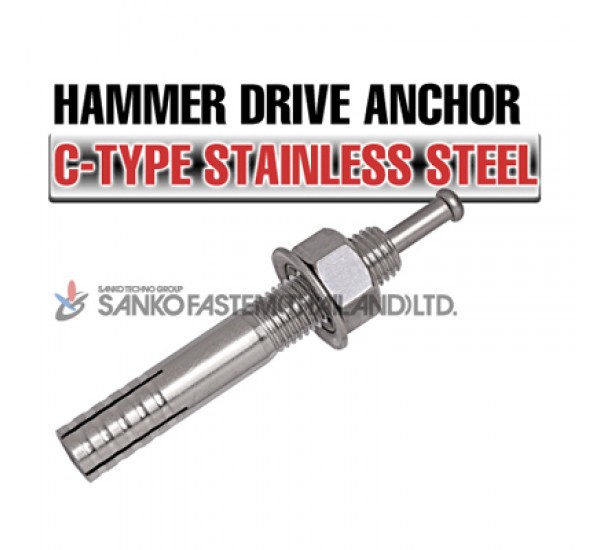 SANKO HAMMER DRIVE ANCHOR - STAINLESS STEEL