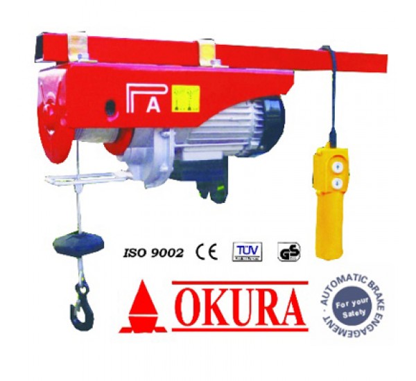 รอกสลิงไฟฟ้า OKURA รุ่น PA2-1000