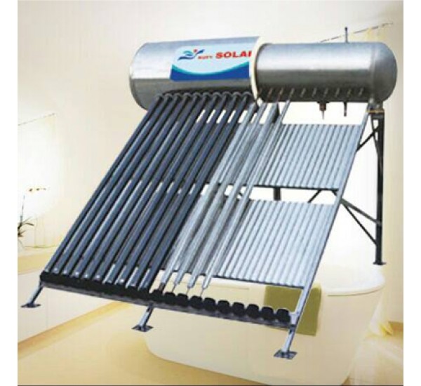 เครื่องทำน้ำร้อนพลังงานแสงอาทิคย์แบบสูญญากาศ ขนาดเล็ก