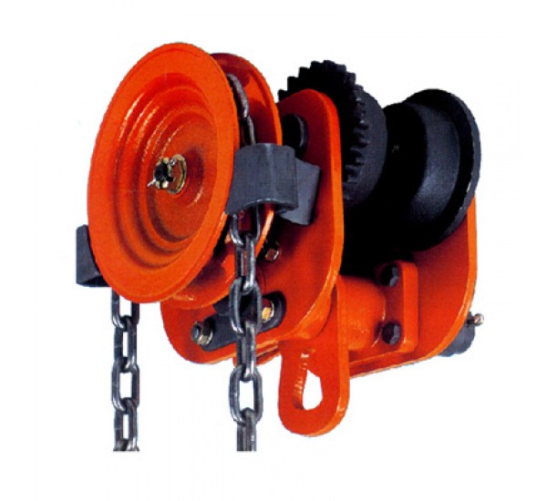 Bracket Pulley Elephant A chain Geared Trolley