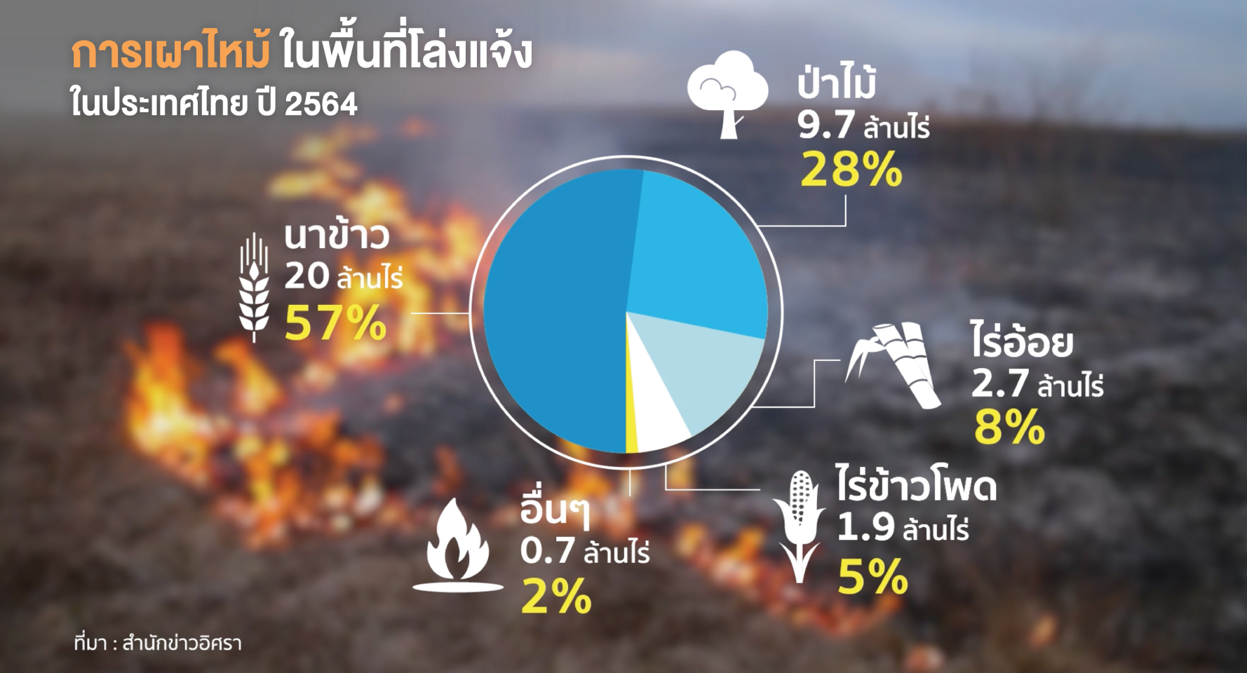 โรงงานน้ำตาล ร่วมแก้ปัญหาอ้อยไฟไหม้ หวังลดฝุ่น PM2.5 